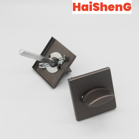 Aluminium Alloy Square Rose With Aluminium Knob For Steel Door Handle Knob